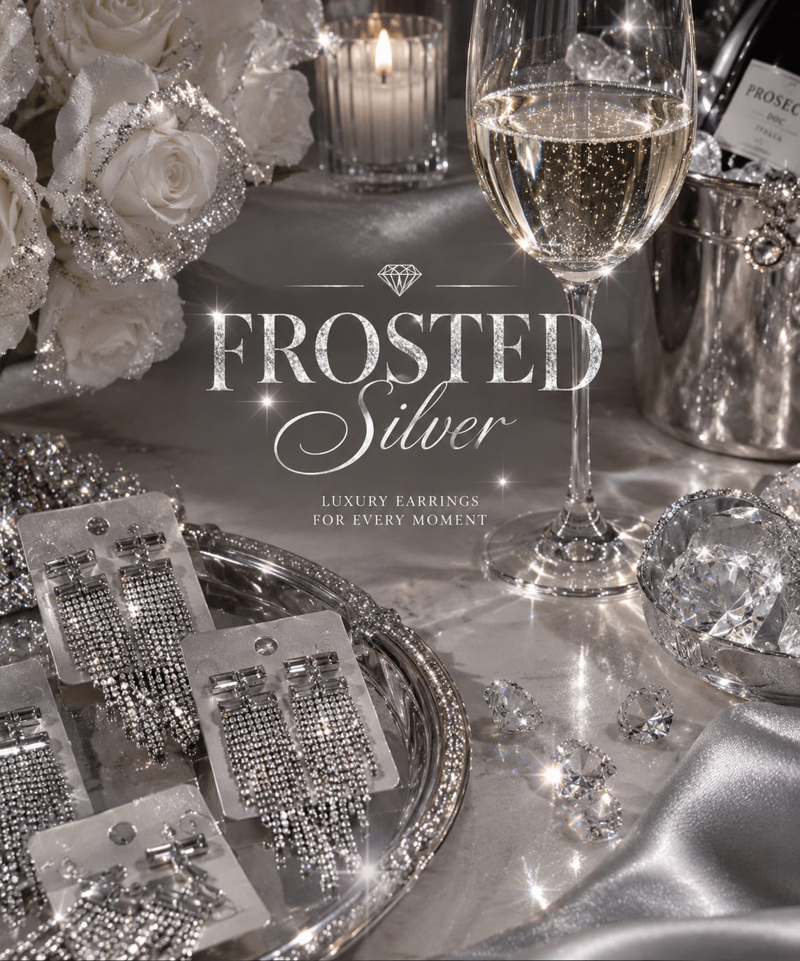 Frosted silver